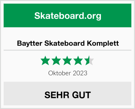 Baytter Skateboard Komplett Test