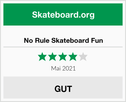  No Rule Skateboard Fun Test