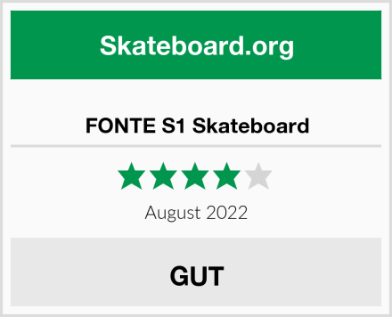  FONTE S1 Skateboard Test