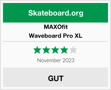 MAXOfit Waveboard Pro XL Test