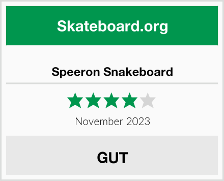  Speeron Snakeboard Test