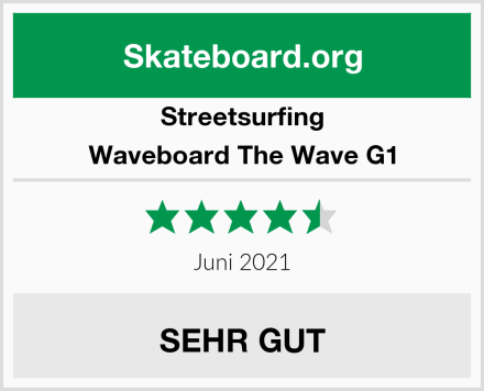 Streetsurfing Waveboard The Wave G1 Test