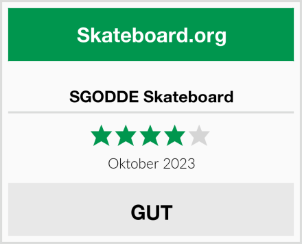  SGODDE Skateboard Test