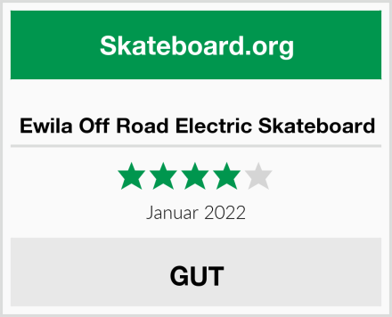  Ewila Off Road Electric Skateboard Test