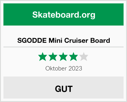  SGODDE Mini Cruiser Board Test