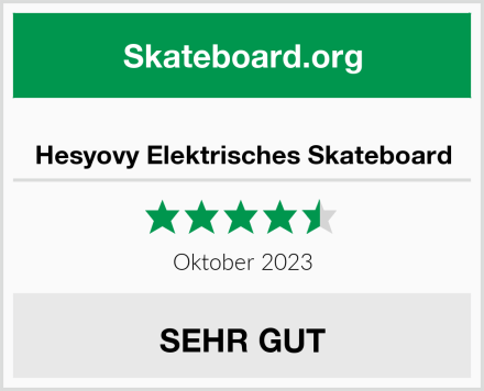  Hesyovy Elektrisches Skateboard Test
