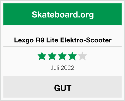  Lexgo R9 Lite Elektro-Scooter Test