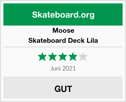 Moose Skateboard Deck Lila Test