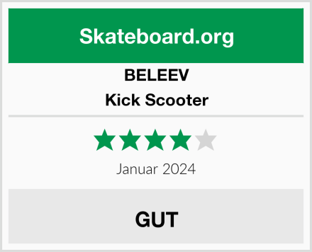 BELEEV Kick Scooter Test