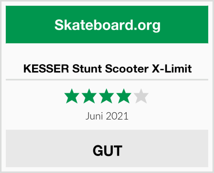  KESSER Stunt Scooter X-Limit Test