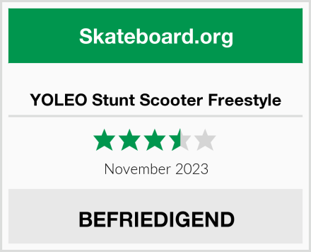  YOLEO Stunt Scooter Freestyle Test