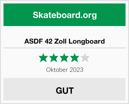  ASDF 42 Zoll Longboard Test