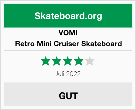 VOMI Retro Mini Cruiser Skateboard Test