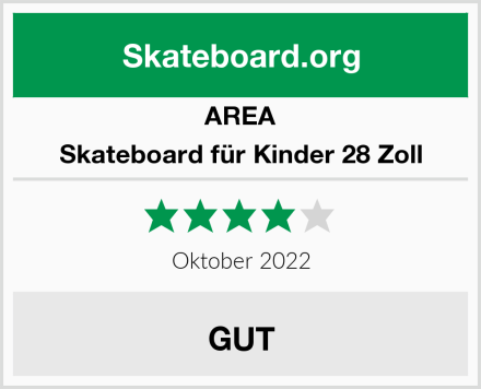 AREA Skateboard für Kinder 28 Zoll Test