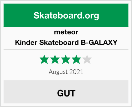 meteor Kinder Skateboard B-GALAXY Test