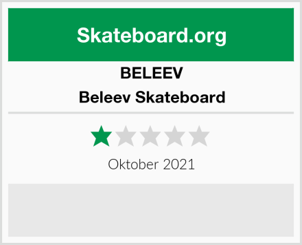 BELEEV Beleev Skateboard Test