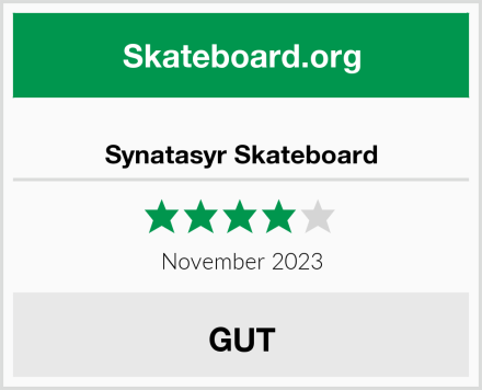  Synatasyr Skateboard Test