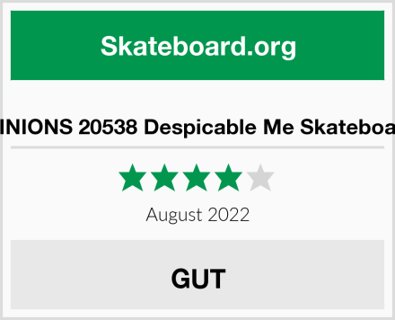  MINIONS 20538 Despicable Me Skateboard Test