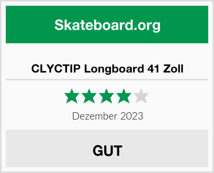  CLYCTIP Longboard 41 Zoll Test