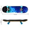  CLYCTIP Skateboard Blau