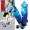  Oppikle Skateboard Blauer Sternenhimmel