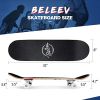 BELEEV Skateboard 31 x 8 Zoll